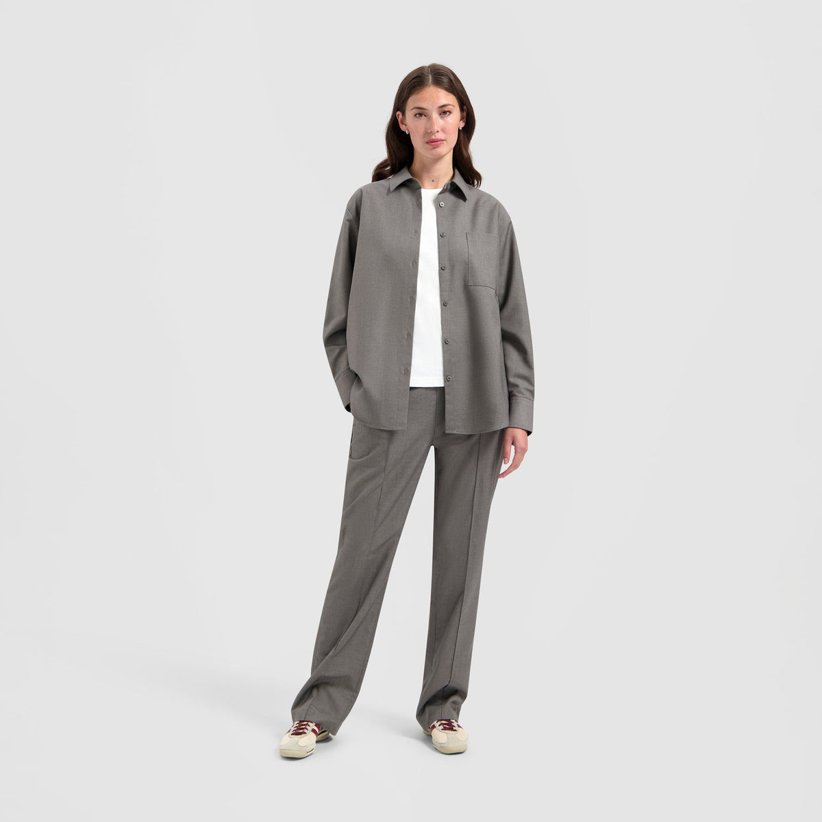 DRAPEY SHIRT | GREY