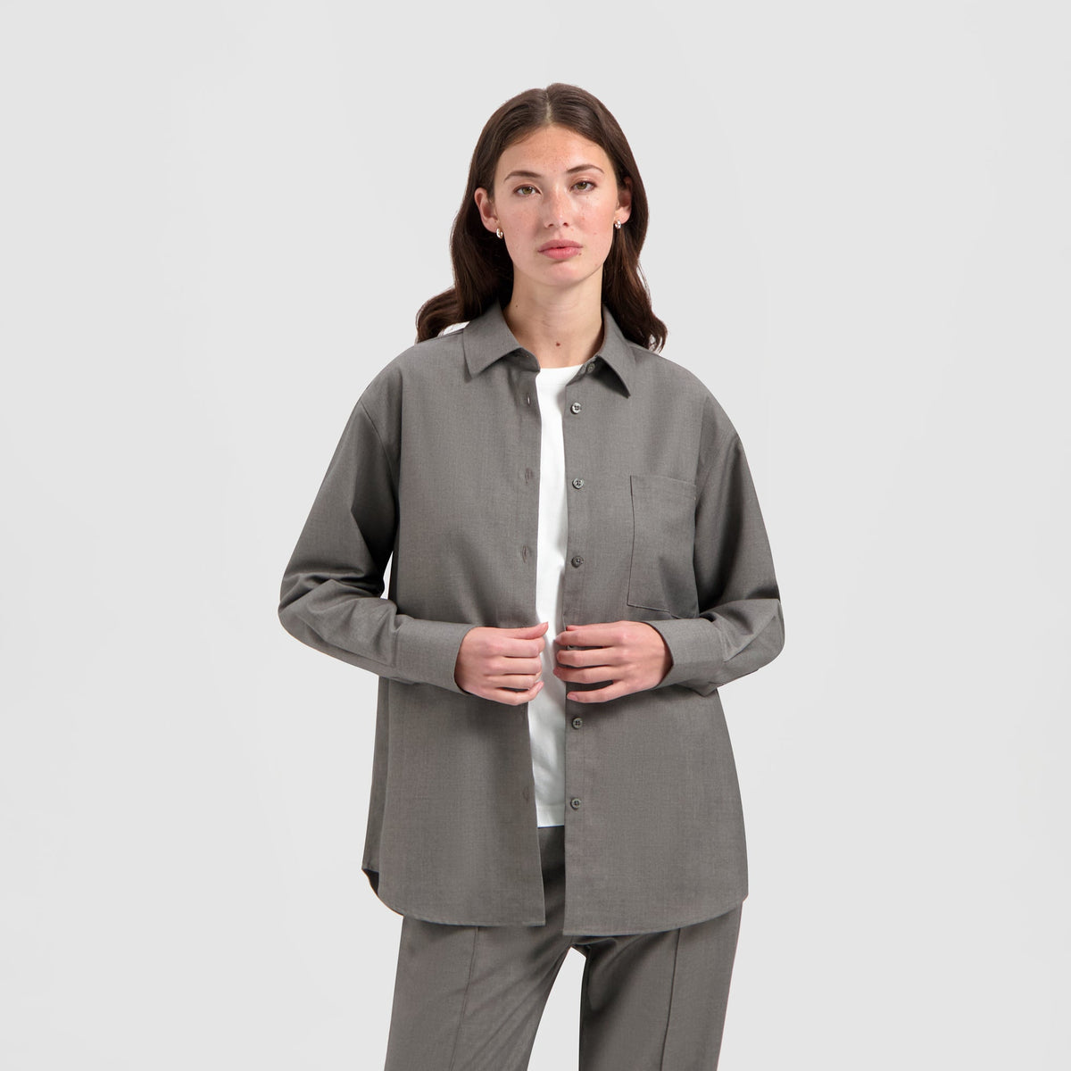 DRAPEY SHIRT | GREY