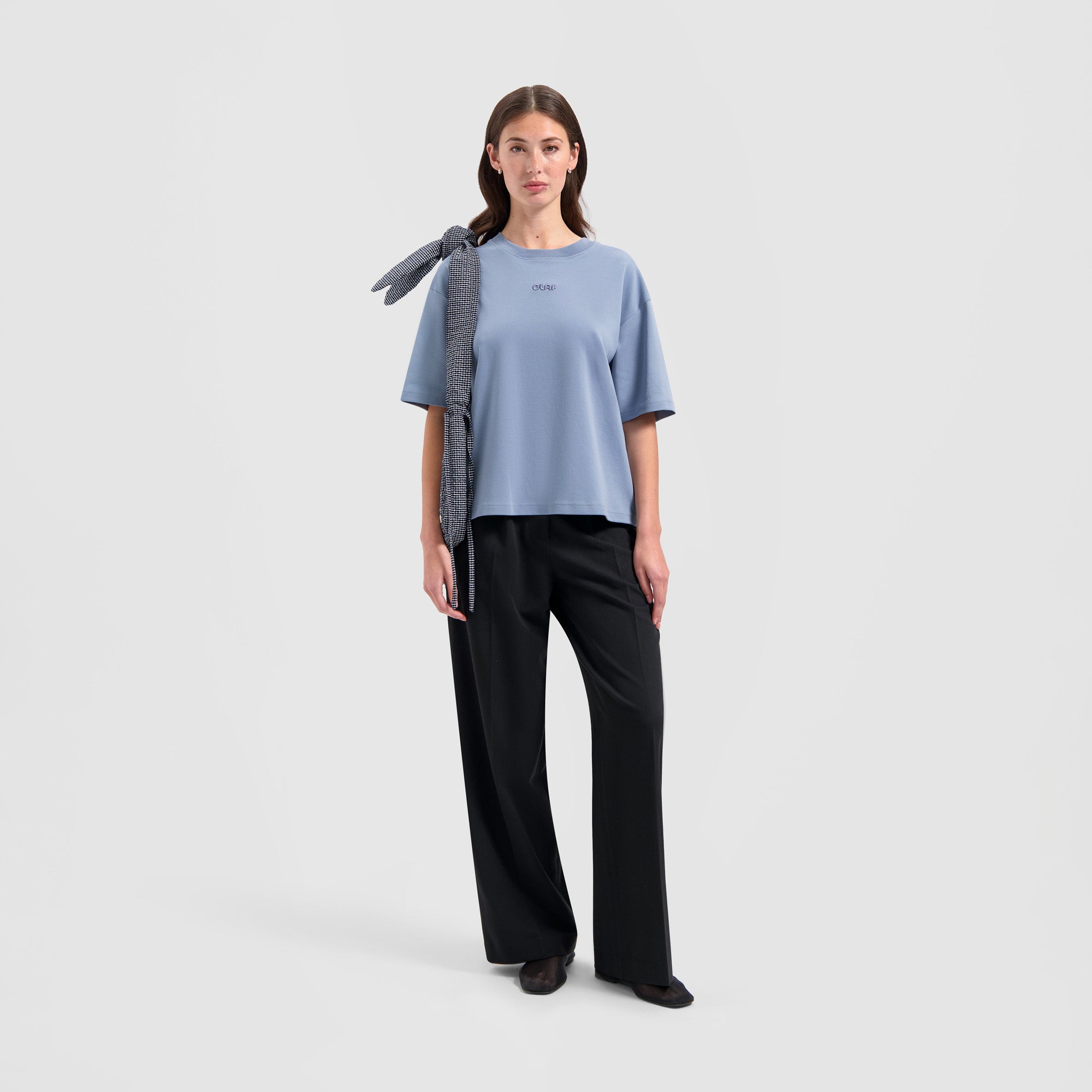 Tailored Wide Leg Pants - Black