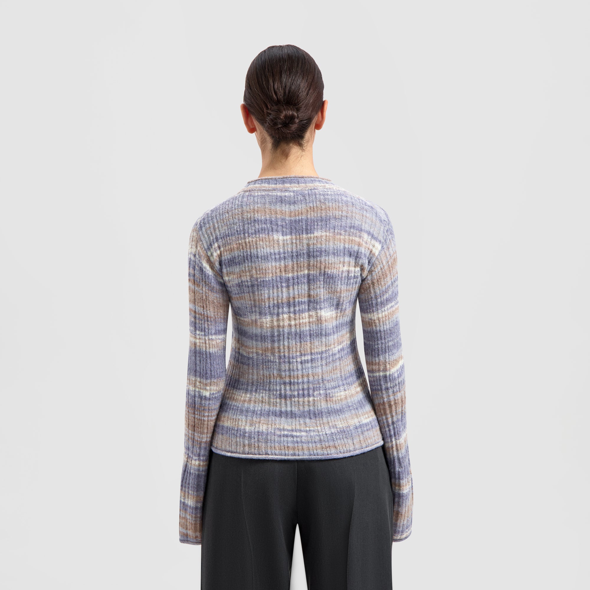 Space Dye Knit - Purple