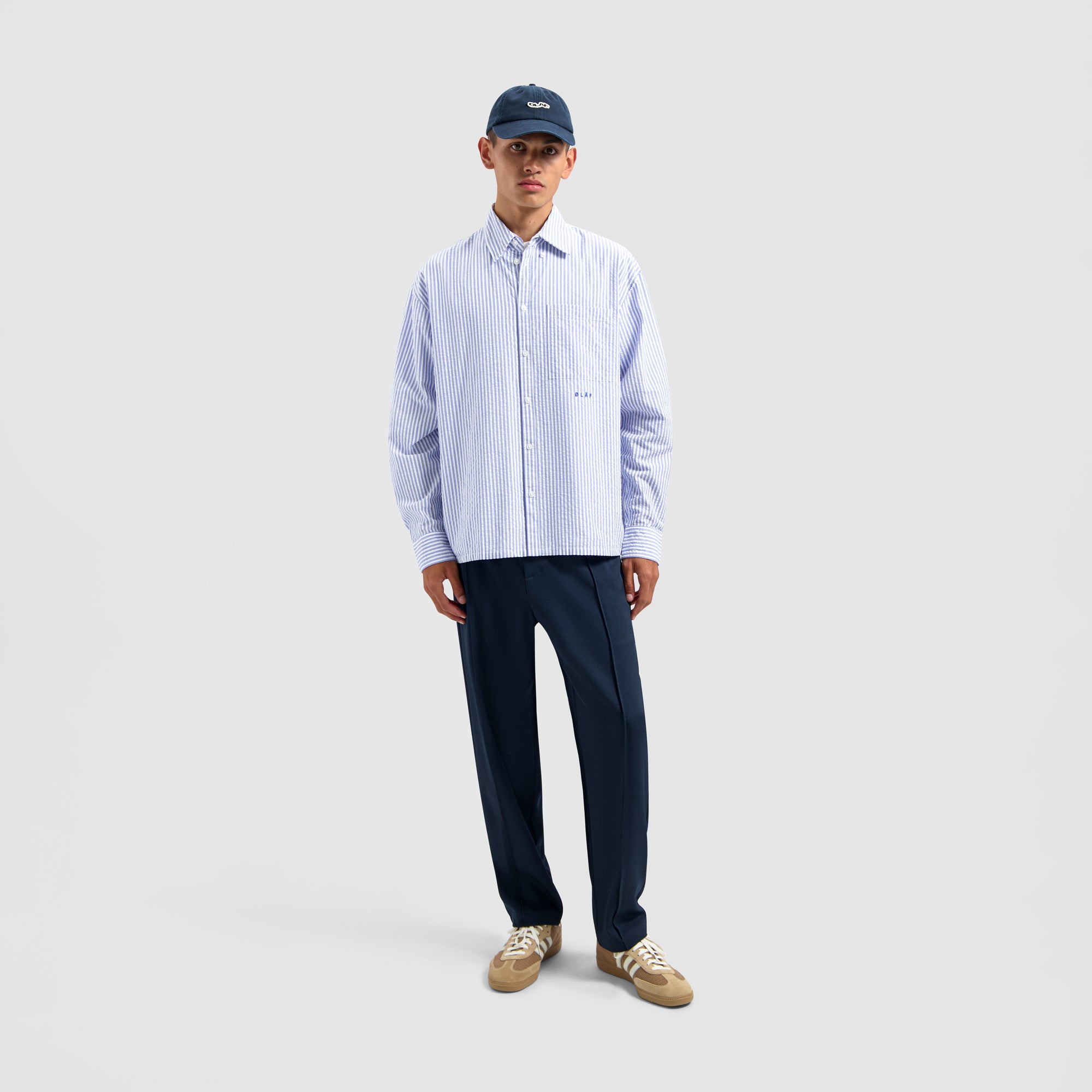 Wavy Drift Cap - Navy