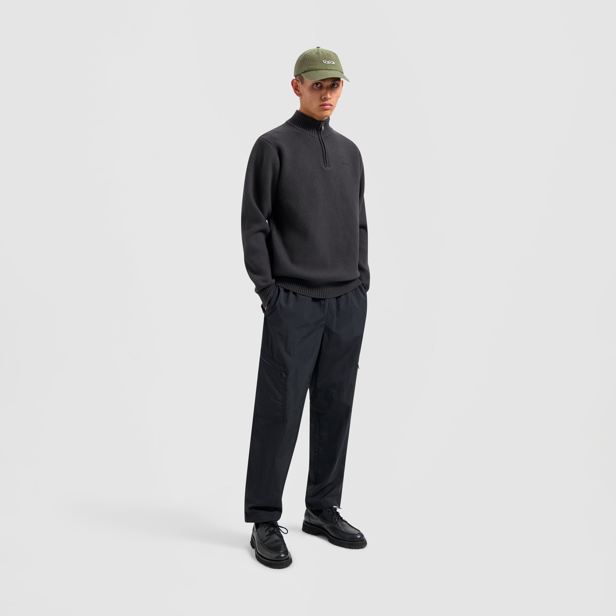Wavy Drift Cap - Dark Green