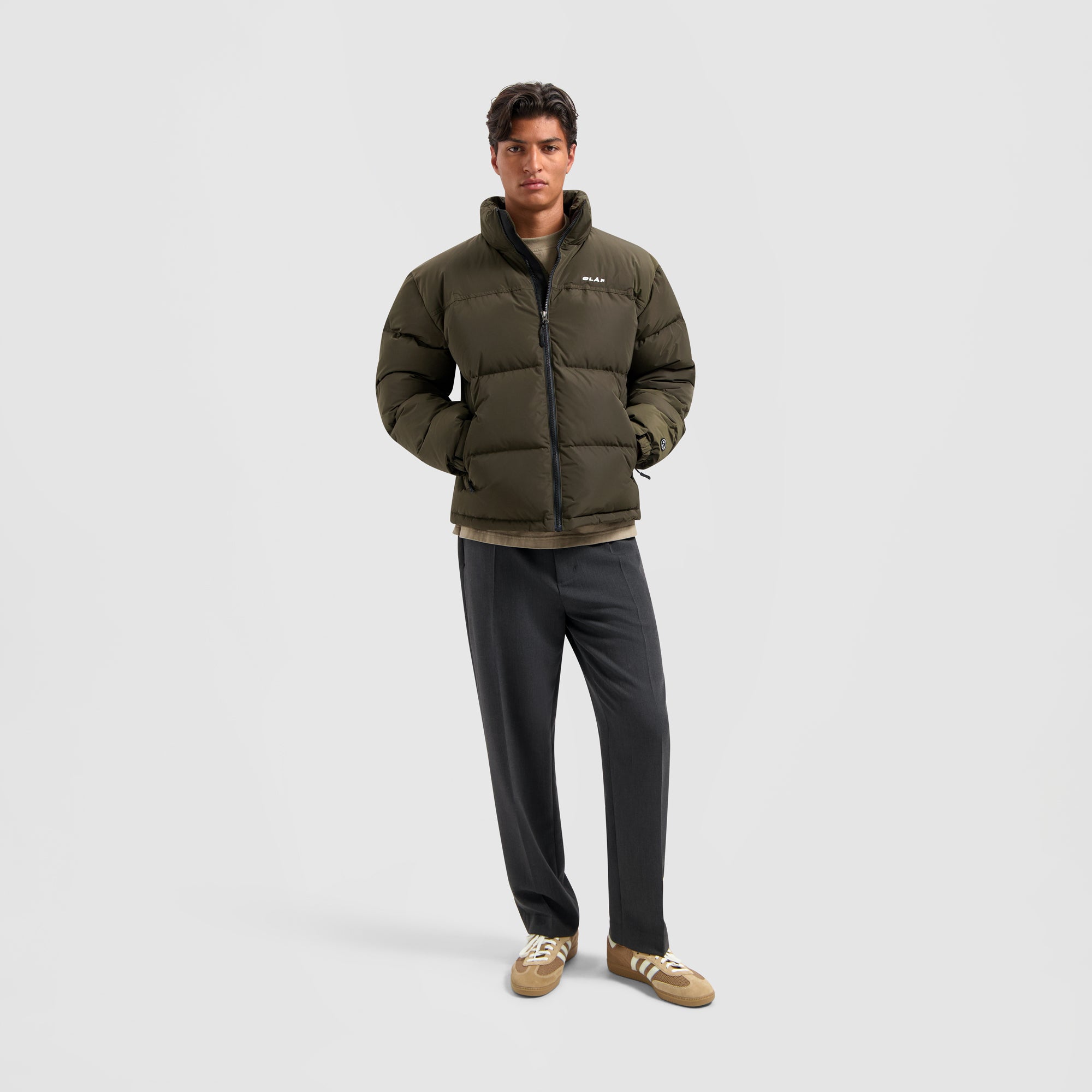 Puffer Jacket - Dark Moss