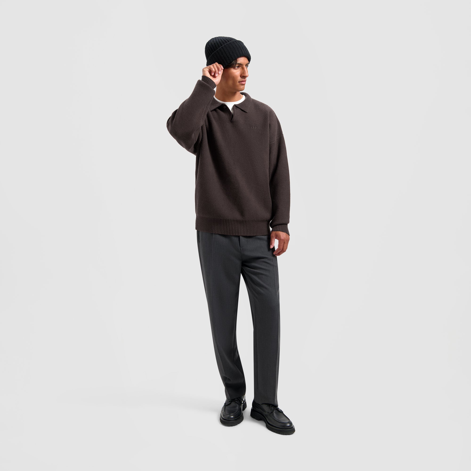 Wool Beanie - Black