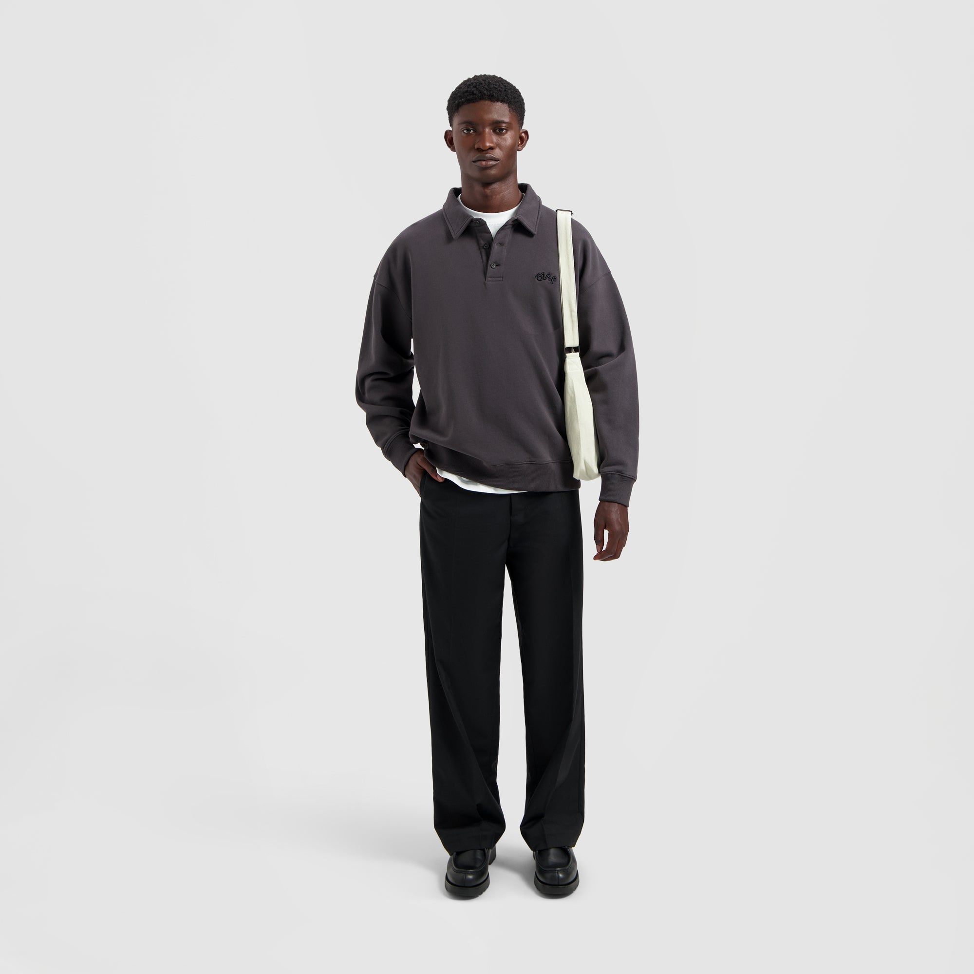 Signature Polo - Charcoal Grey