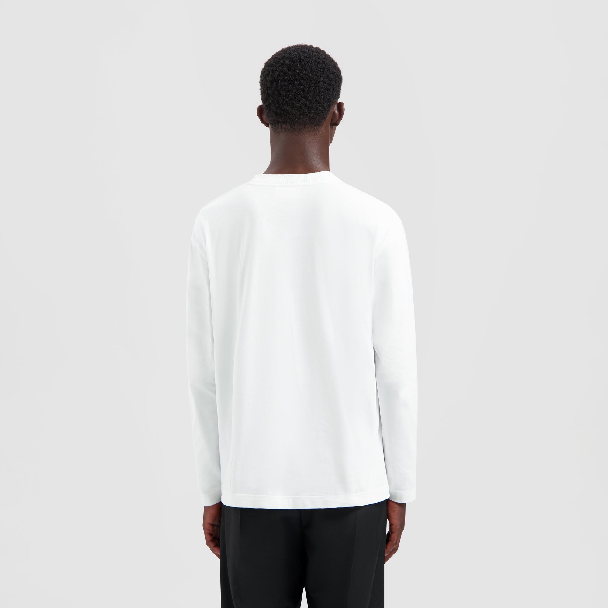 Signature LS Tee - Optical White