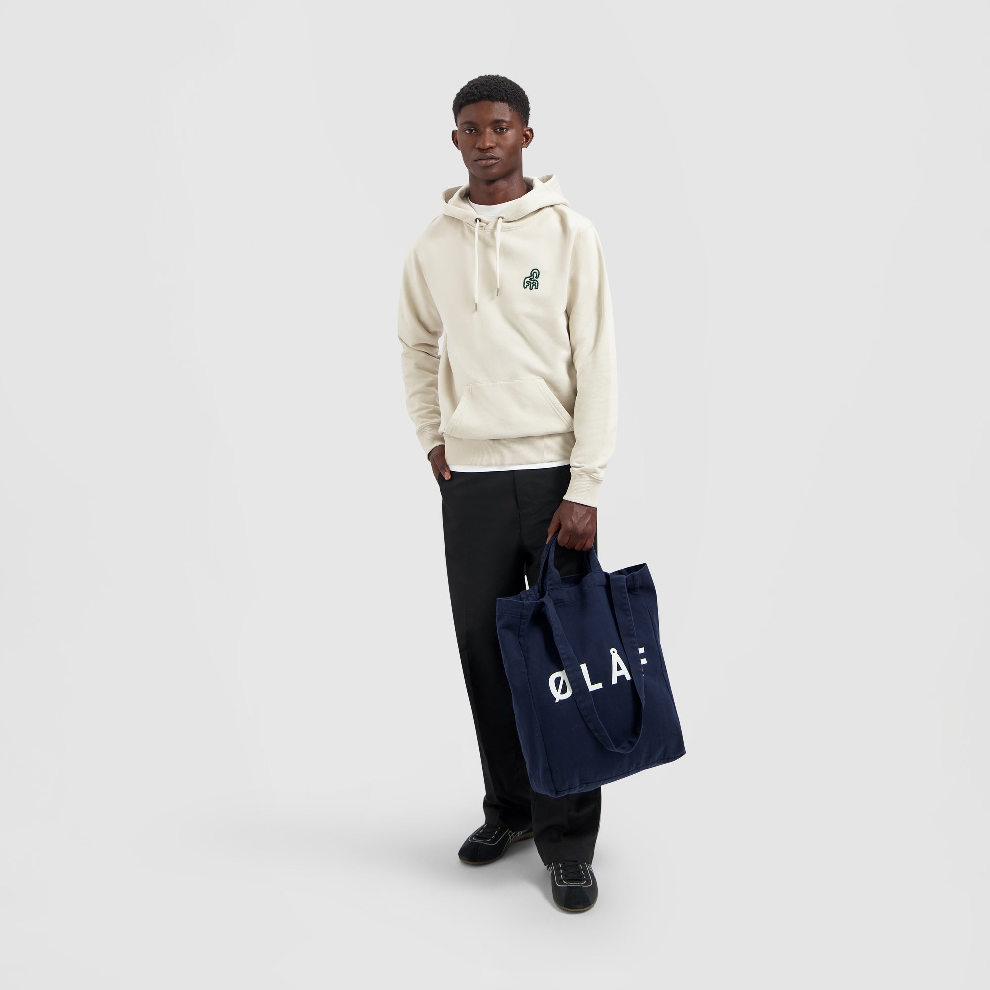 Chair Logo Hoodie - Cement