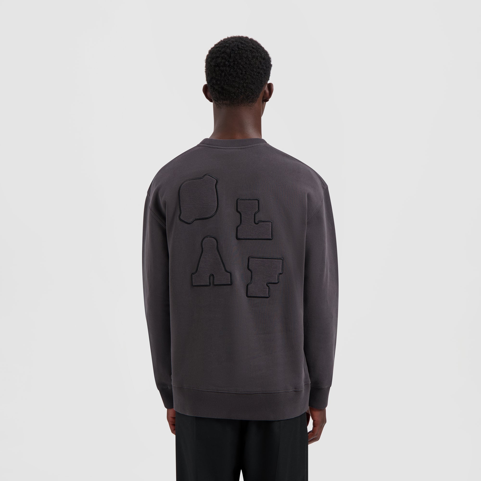 Varsity Crewneck - Charcoal Grey