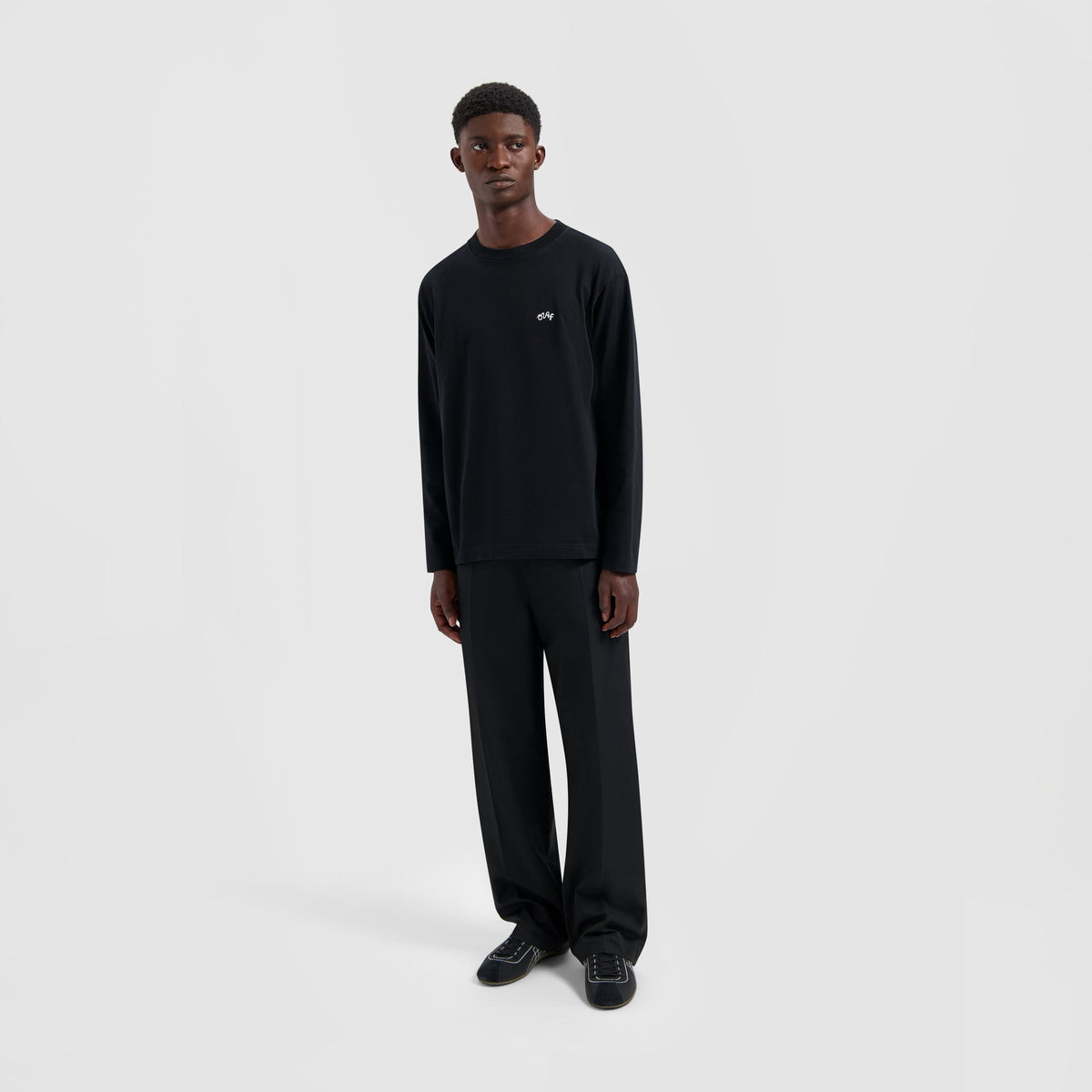 SIGNATURE LS TEE | BLACK