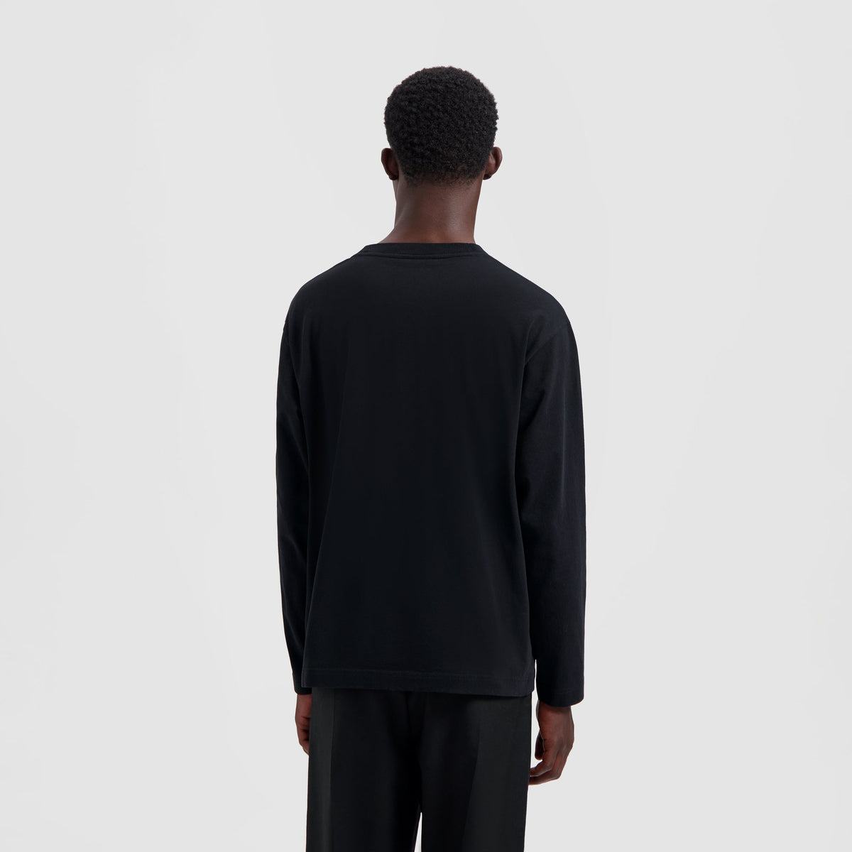 SIGNATURE LS TEE | BLACK