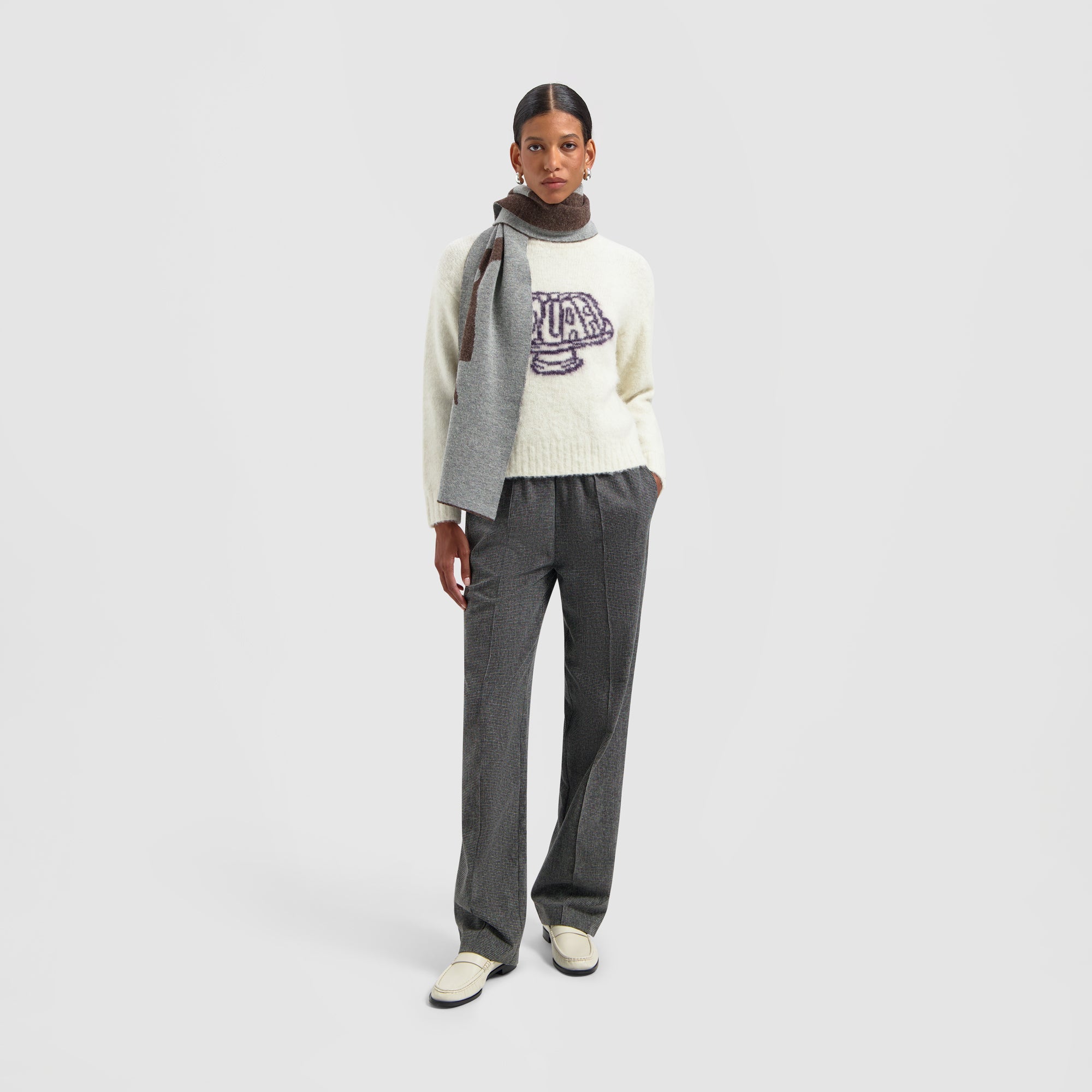 Jelly Crewneck Knit - Light Cream