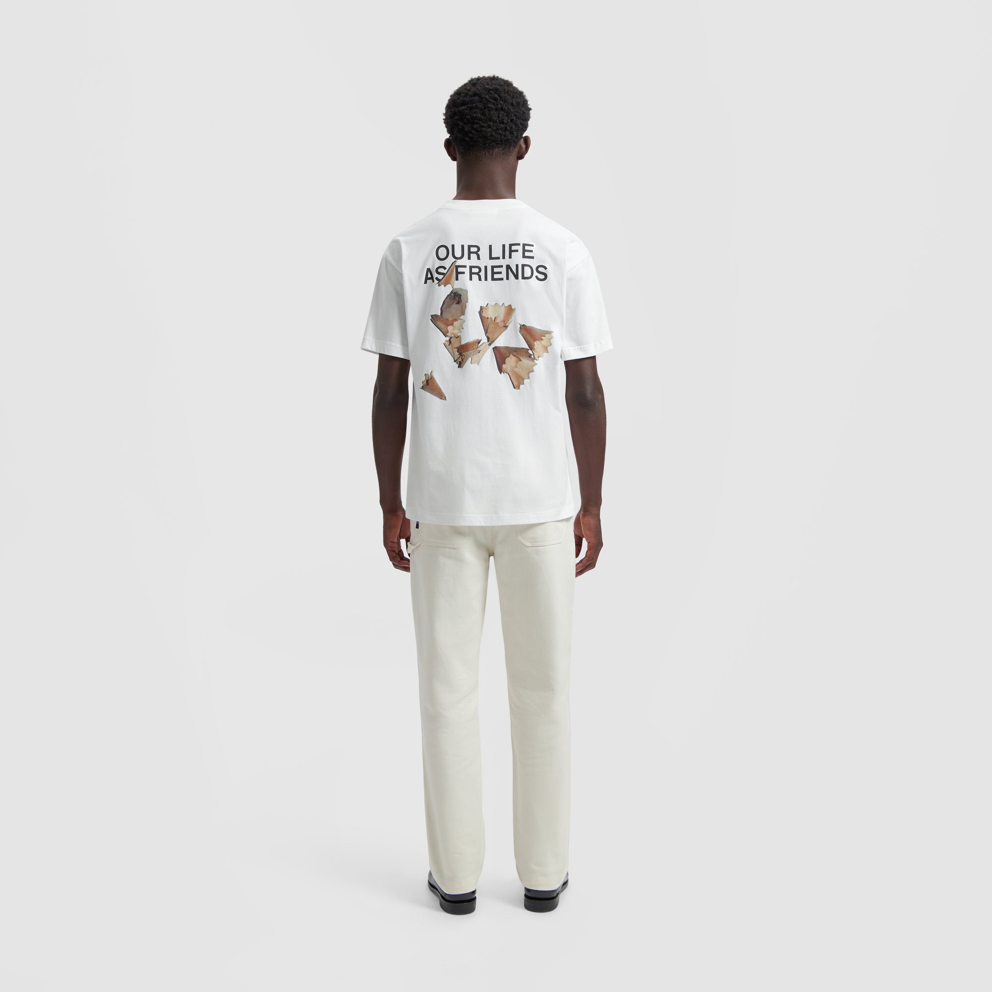 Graphite Tee - Optical White