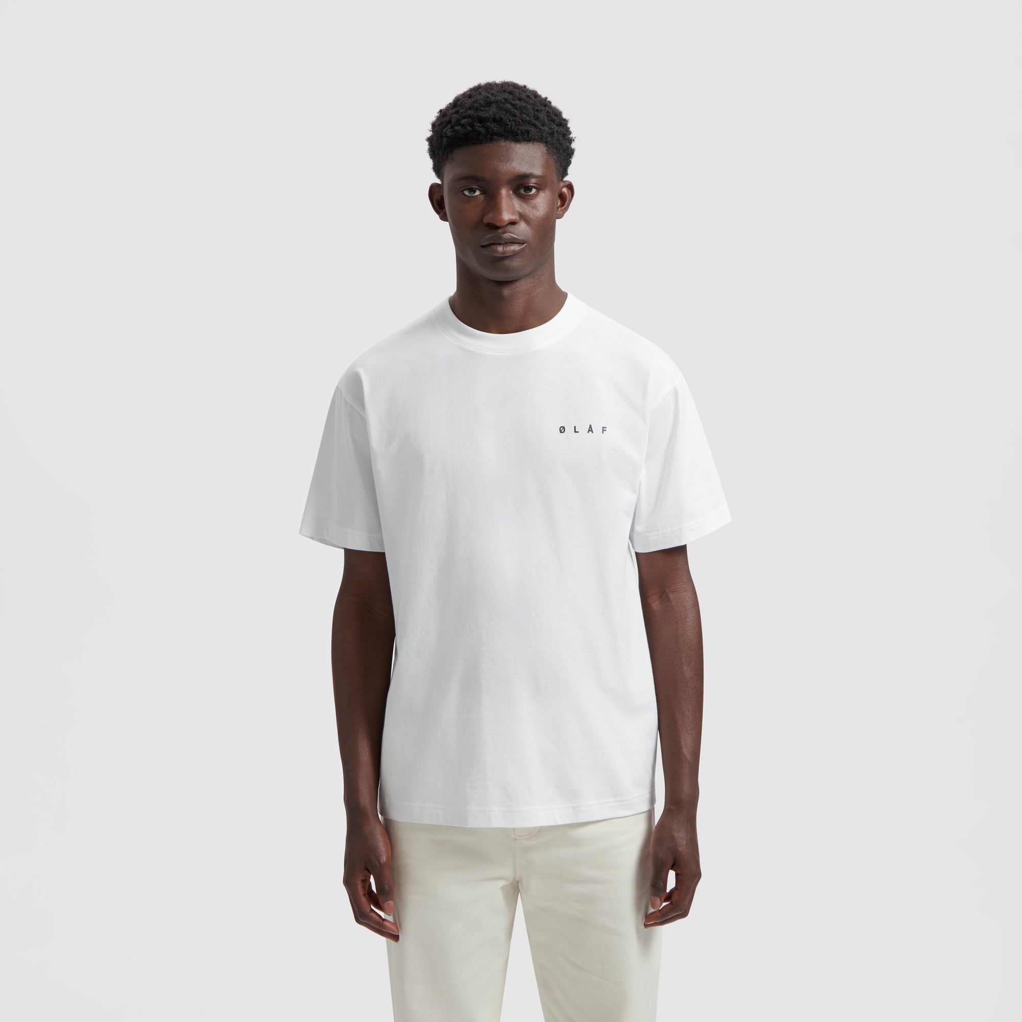 Graphite Tee - Optical White