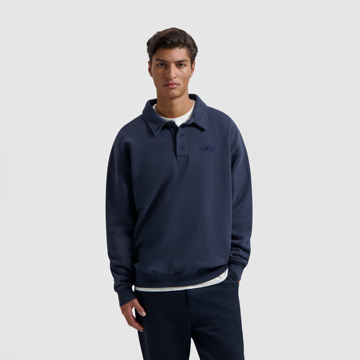 SIGNATURE POLO SWEAT | NAVY
