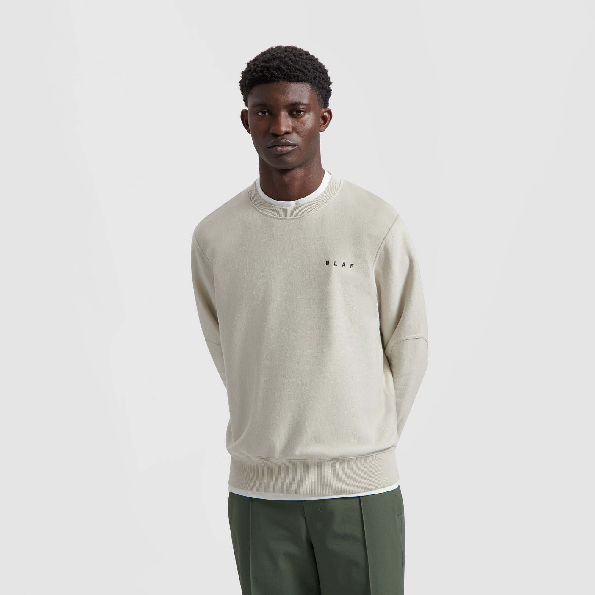 Face Crewneck - Cement