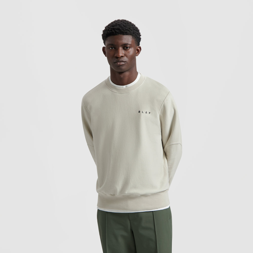Face Crewneck - Cement
