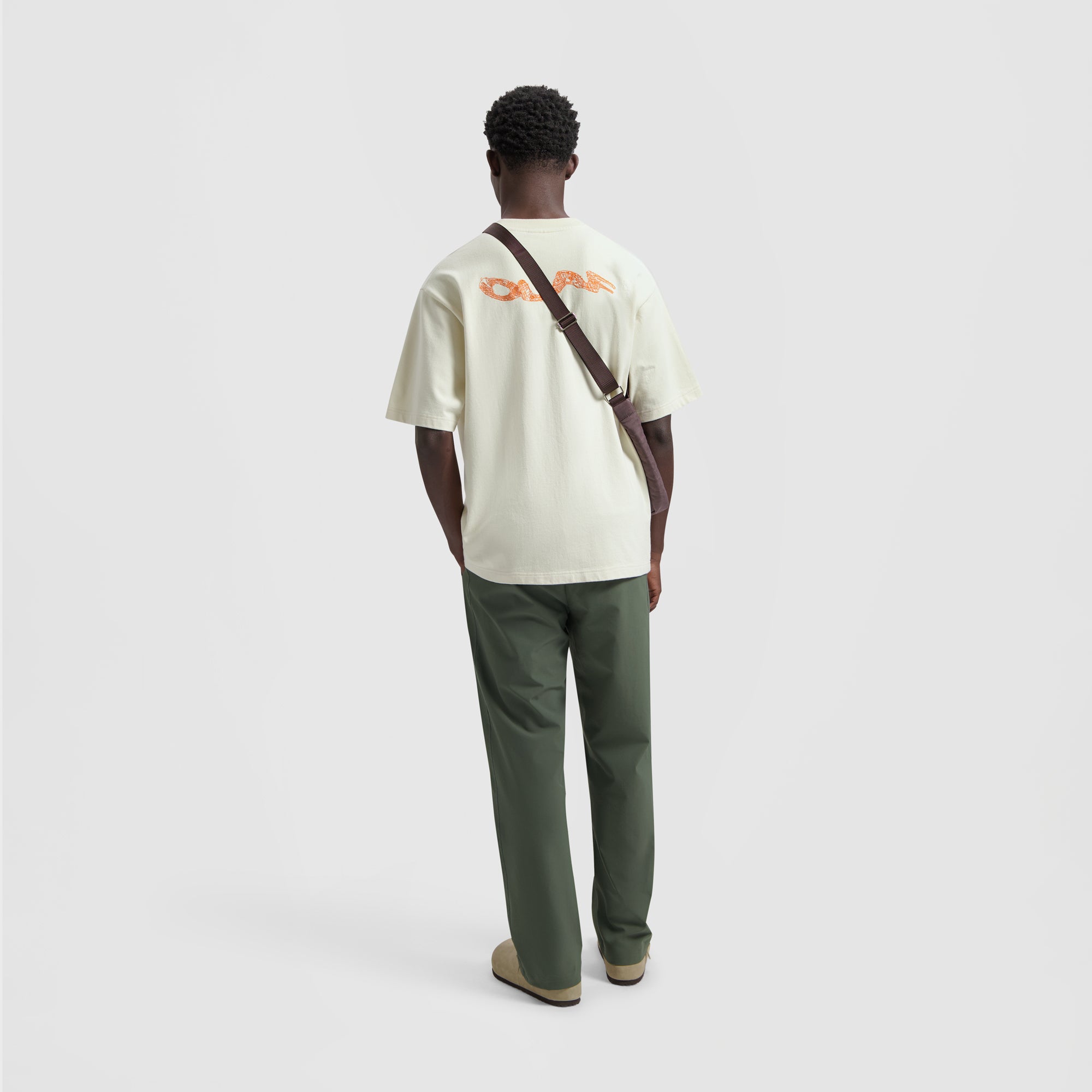 Wavy Drift Embro Tee - Off White