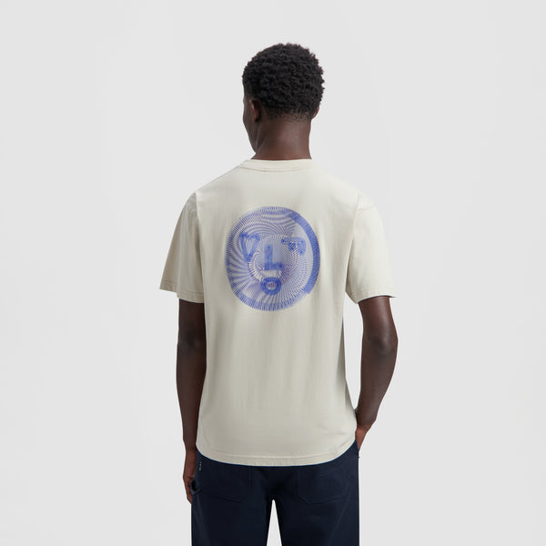 Spiral Face Tee - Cement