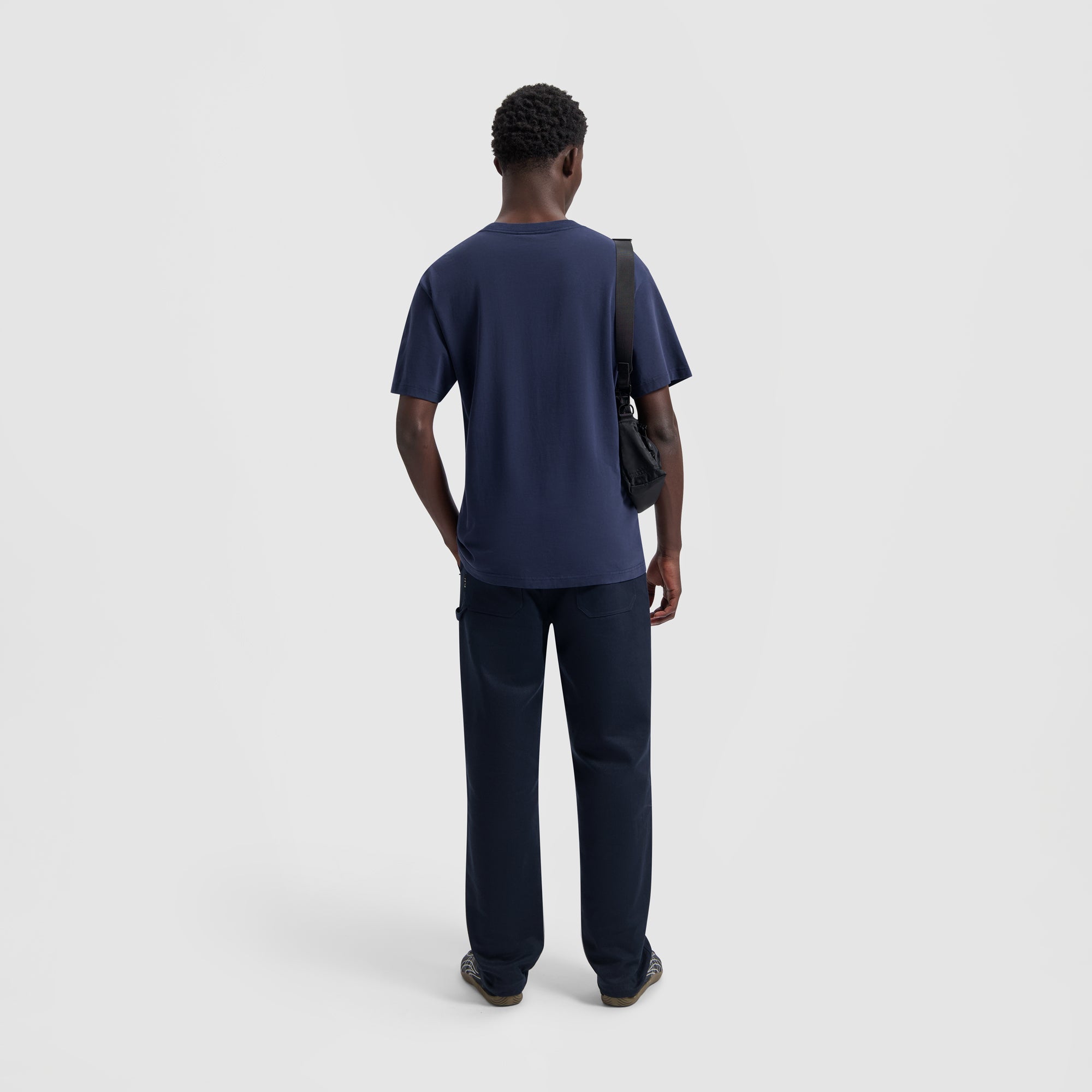 Sans Embro Logo Tee - Navy