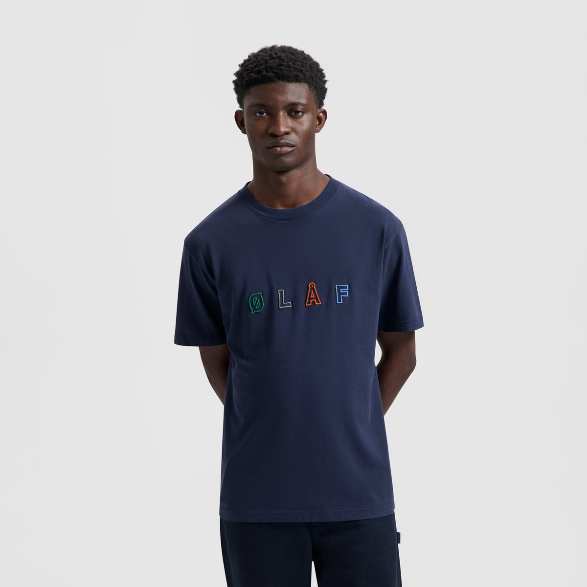 SANS EMBRO LOGO TEE | NAVY