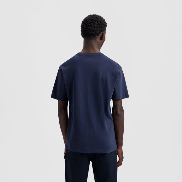 Sans Embro Logo Tee - Navy