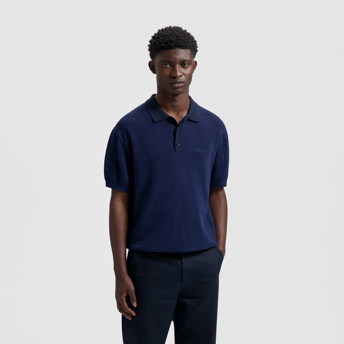POLO KNIT SS | NAVY