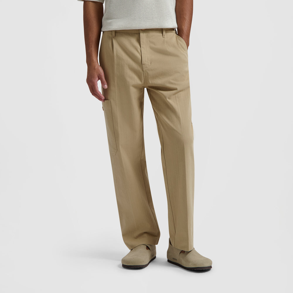 UTILITY WORKWEAR TROUSERS | KAKI