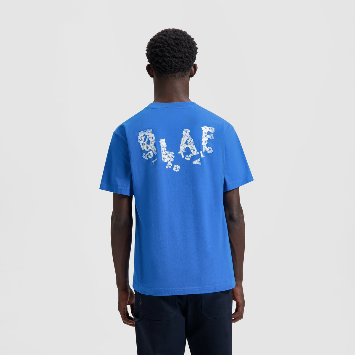INK LOGO TEE | BRIGHT BLUE