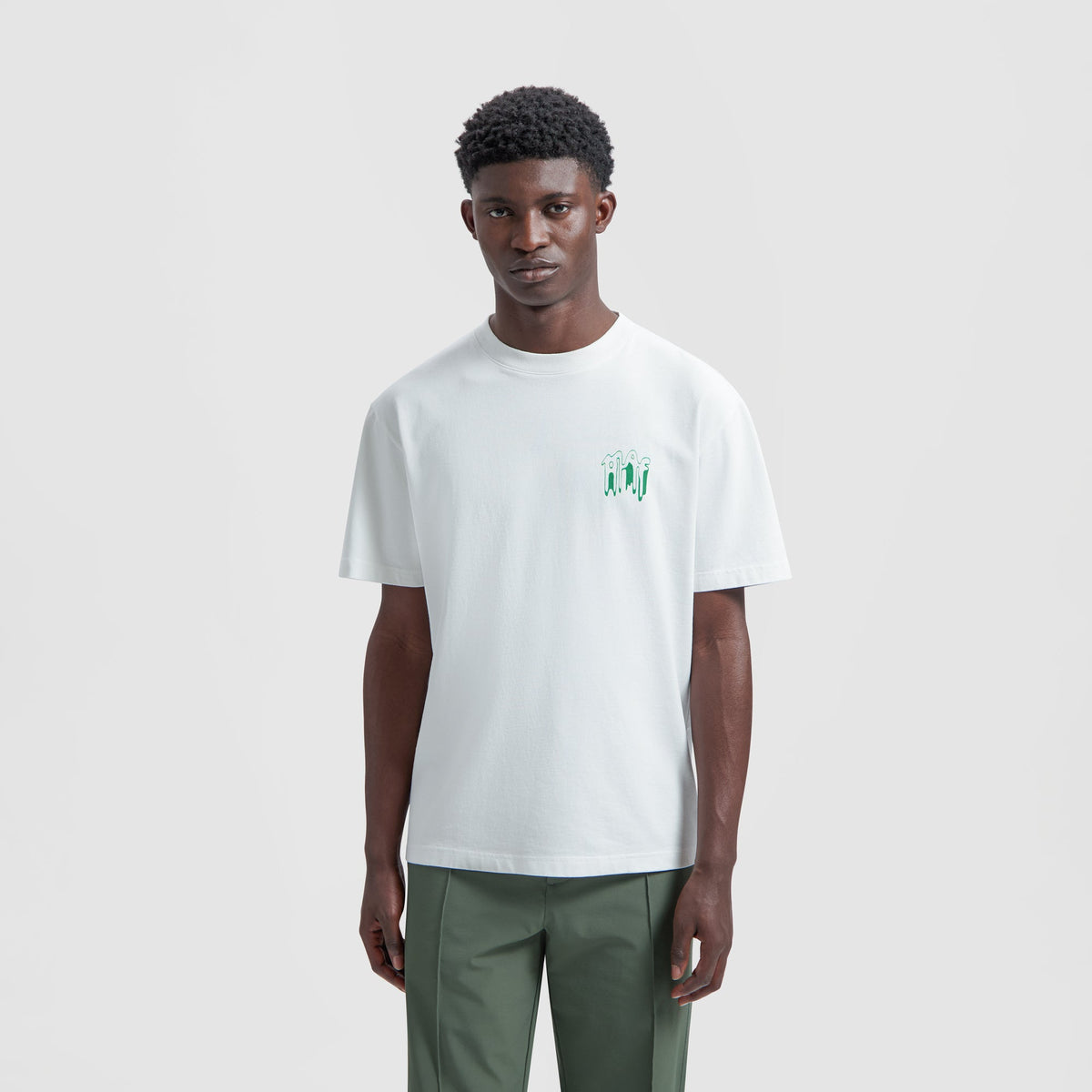 SMUDGE TEE | OPTICAL WHITE