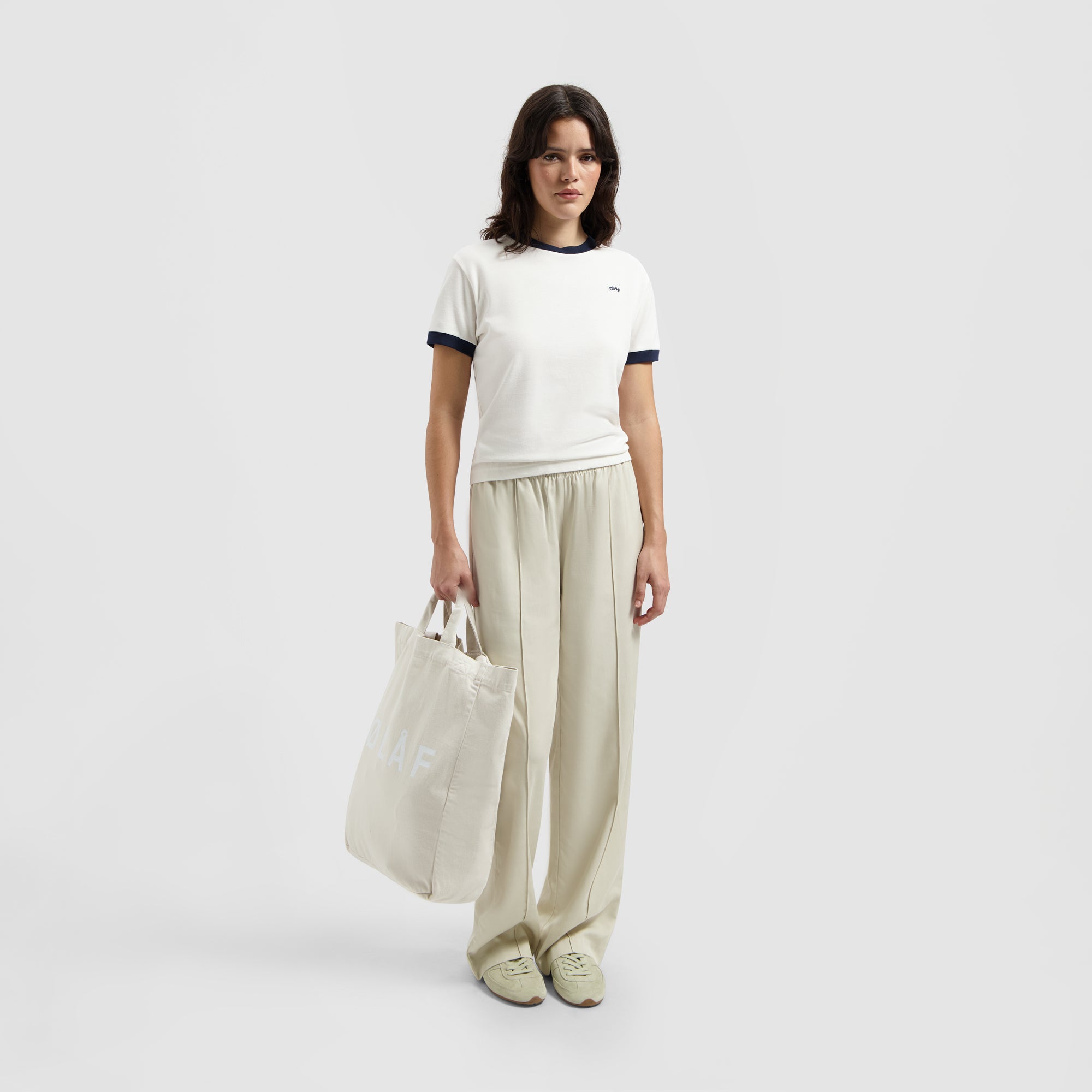 Pintuck Elasticated Pant - Khaki