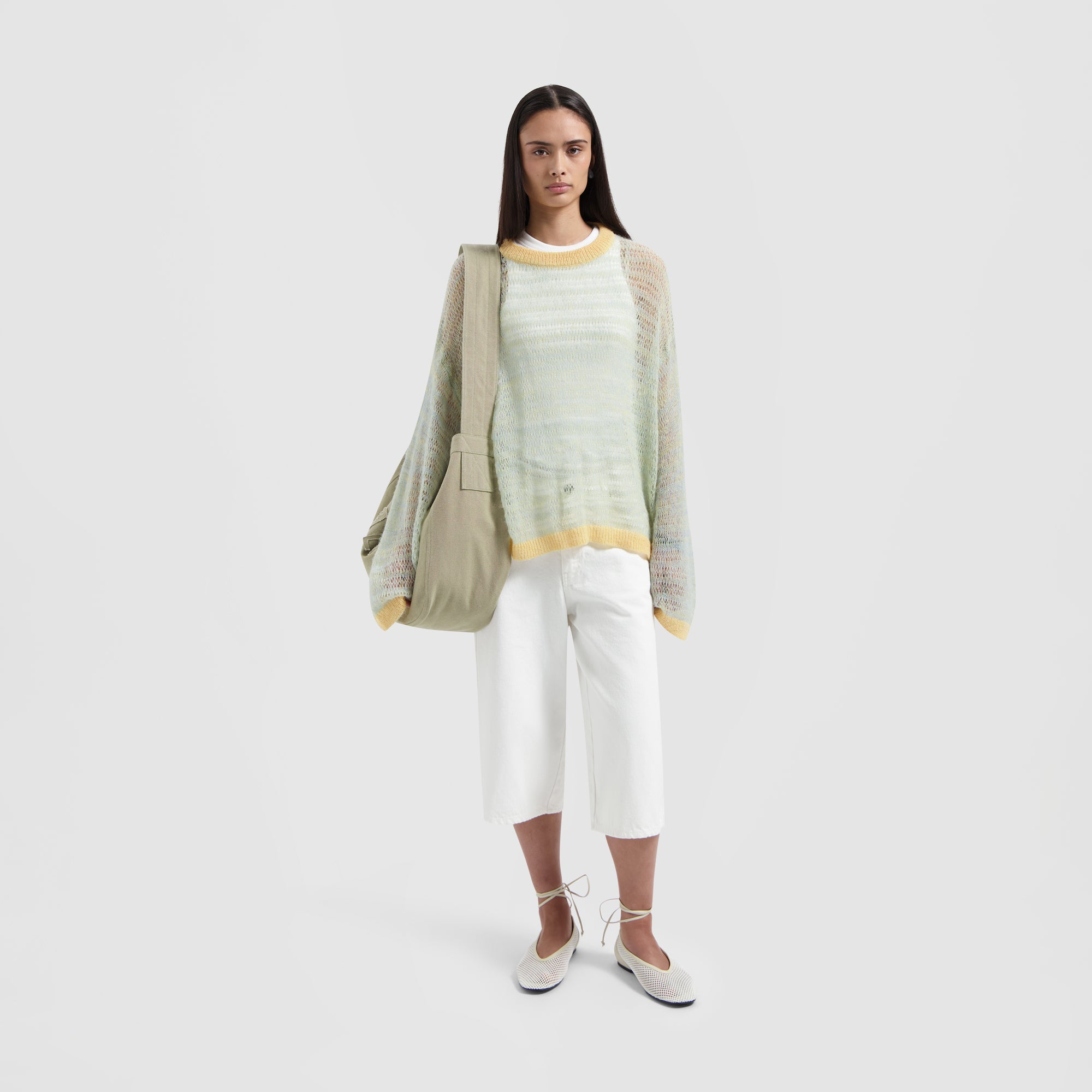 Loose Knit Top LS
