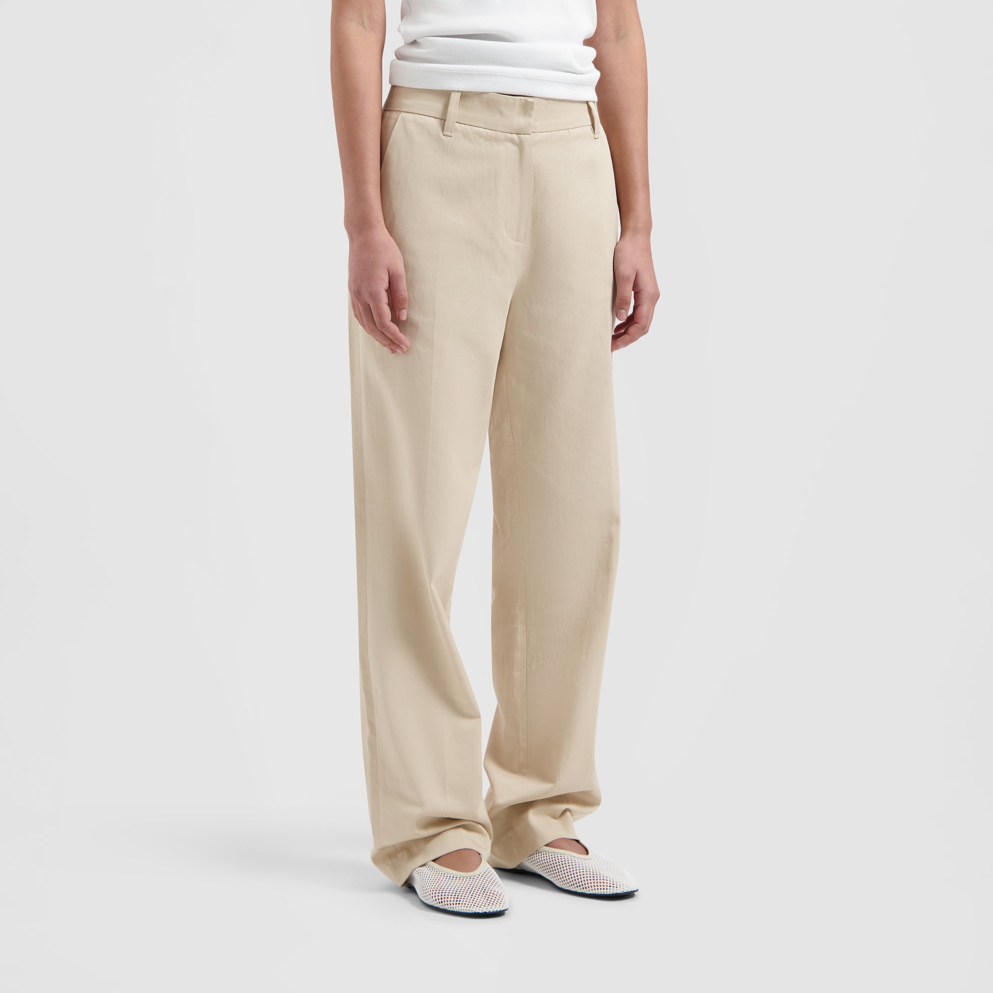 Tailored Straight Pants
