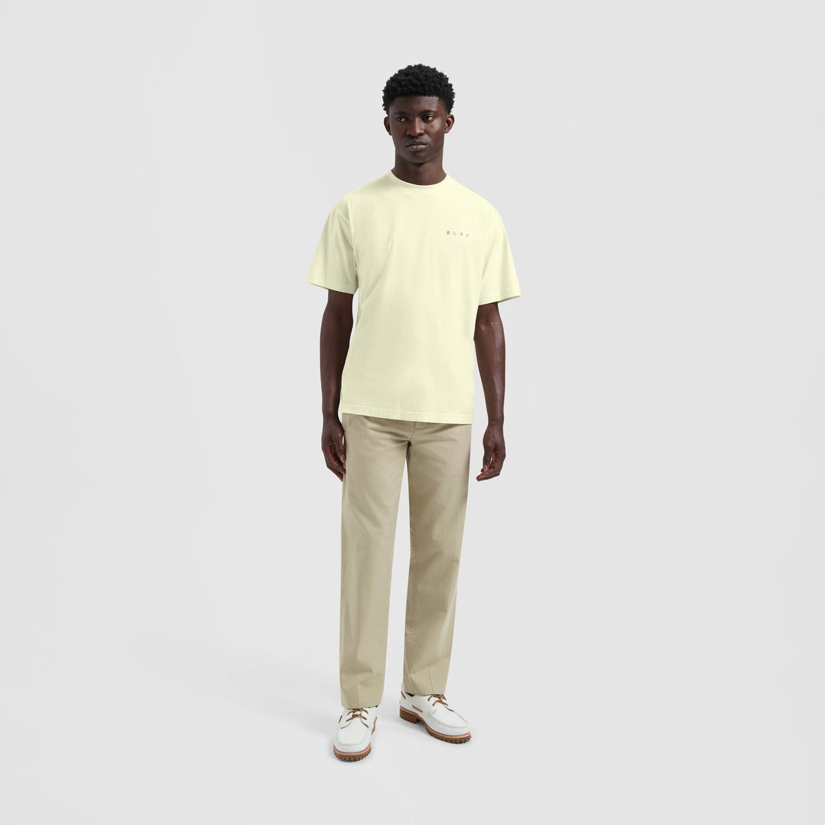 SUNSCREEN FACE TEE | LIGHT BUTTERMILK