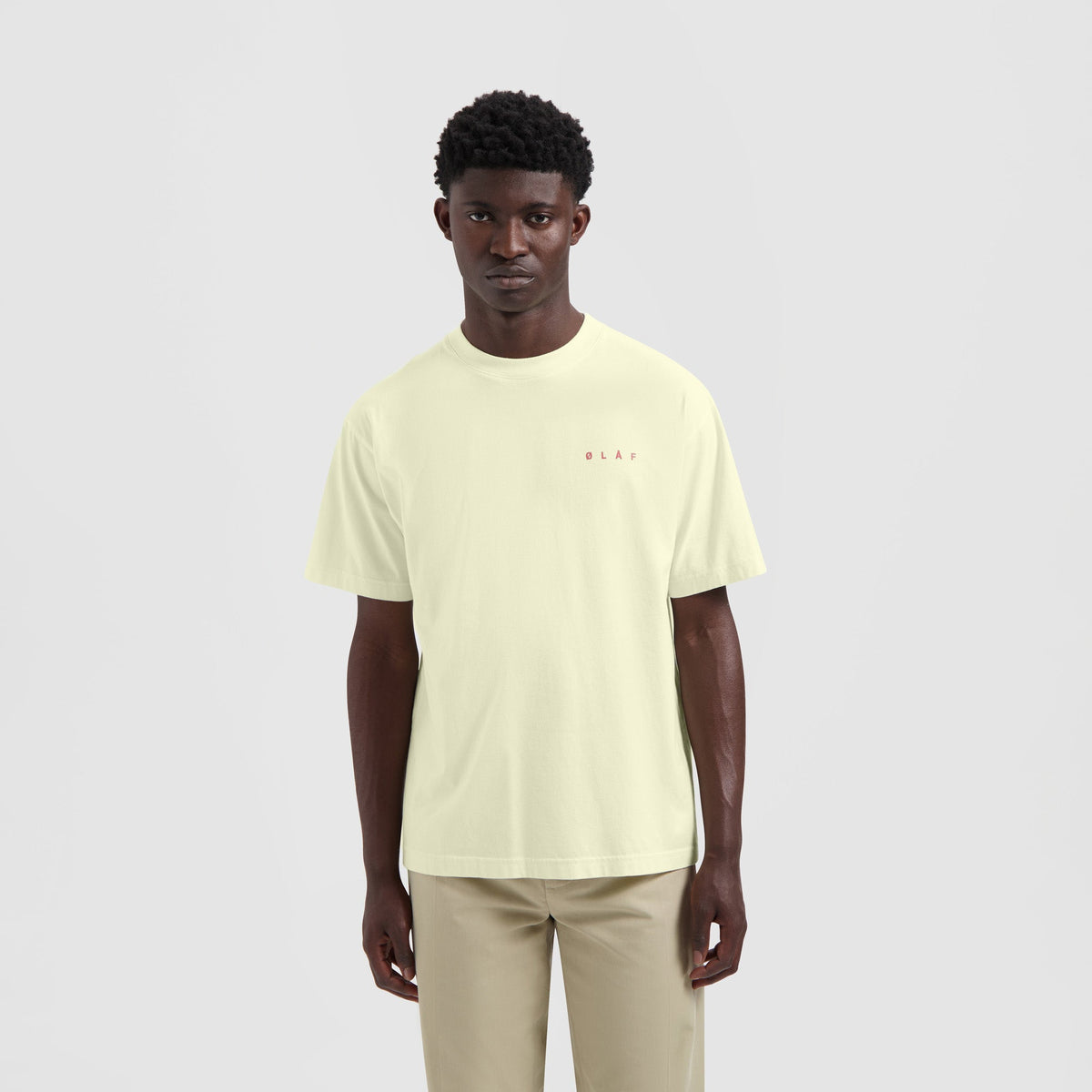 SUNSCREEN FACE TEE | LIGHT BUTTERMILK