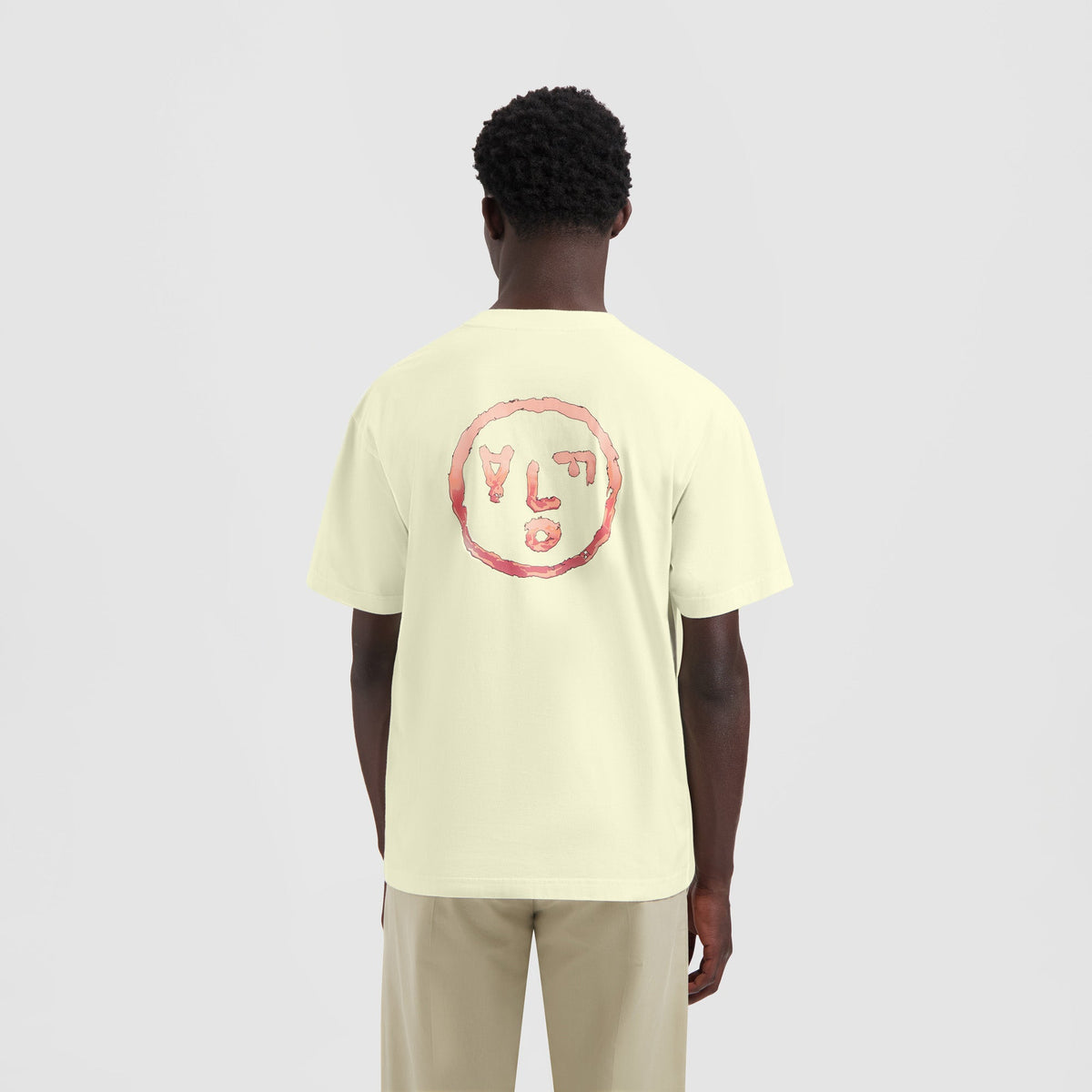 SUNSCREEN FACE TEE | LIGHT BUTTERMILK