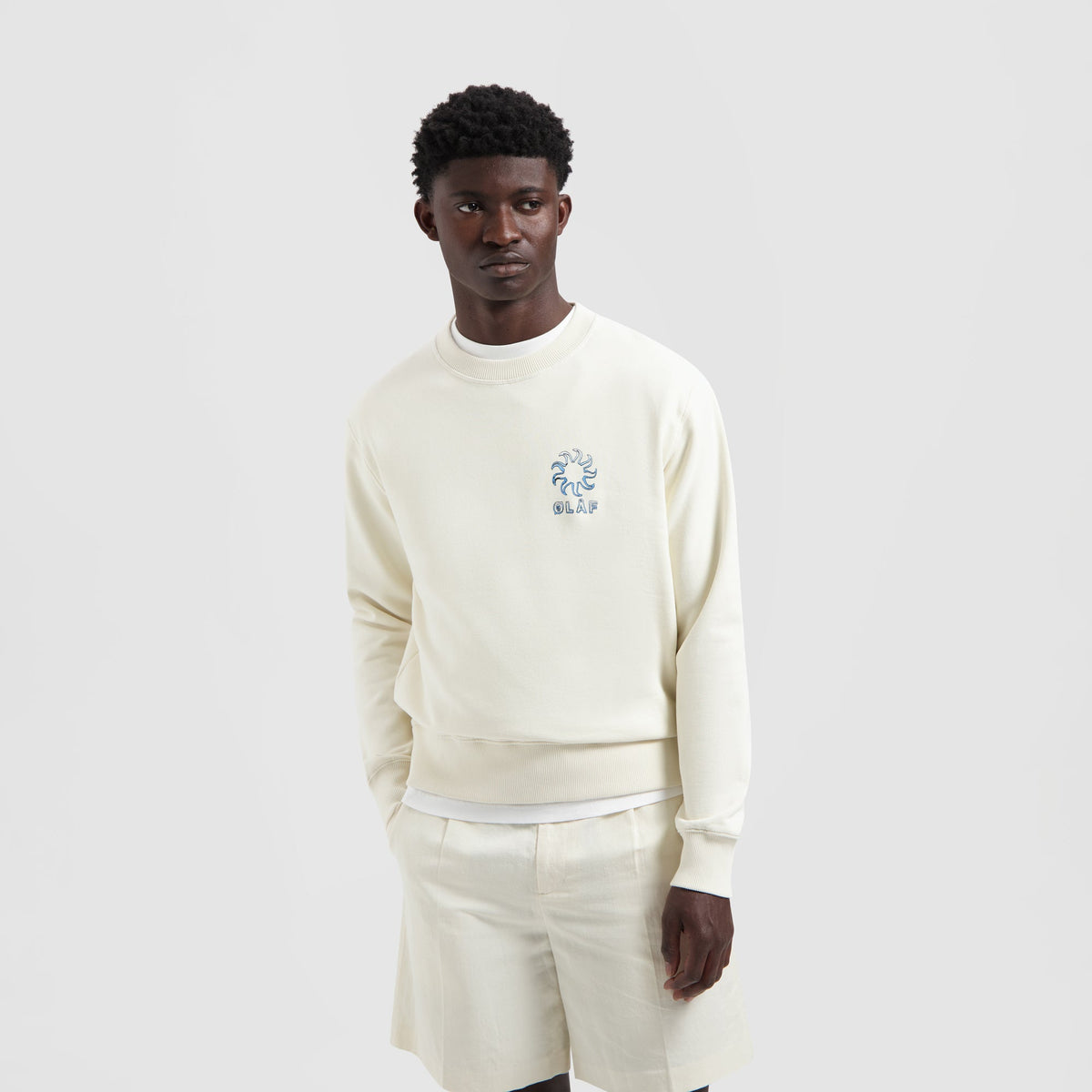 GRADIENT SUN CREWNECK | OFF WHITE