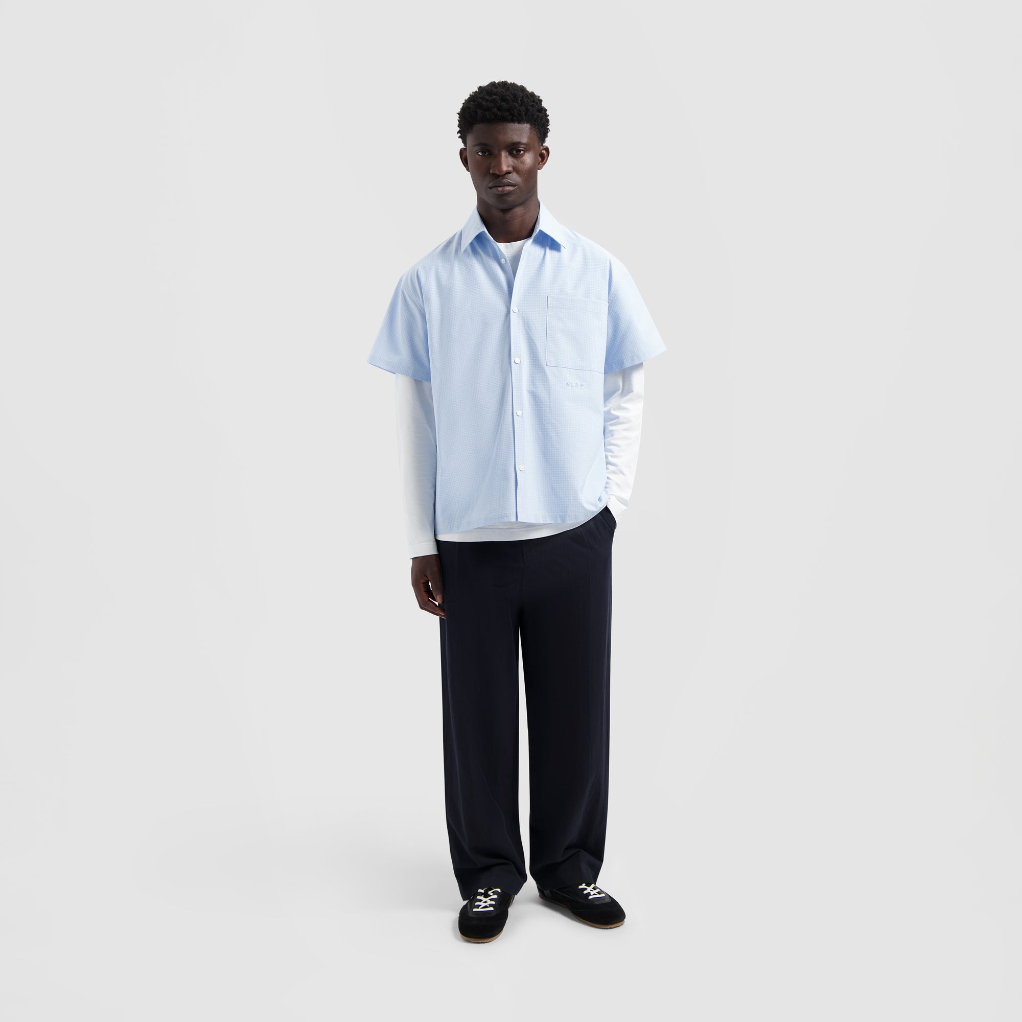 Boxy Mini Check Shirt