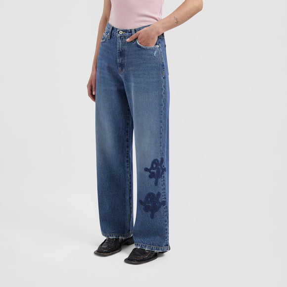 Monogram Denim Pant