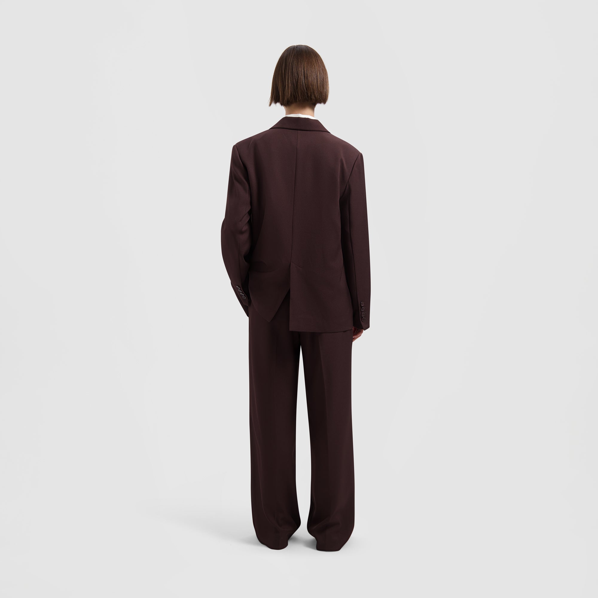 Tie Detail Tailored Blazer