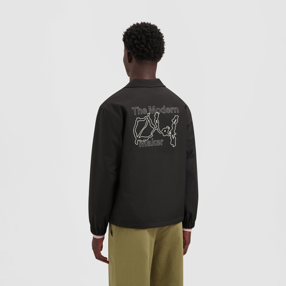 MODERN MAKER COACH JACKET | BLACK