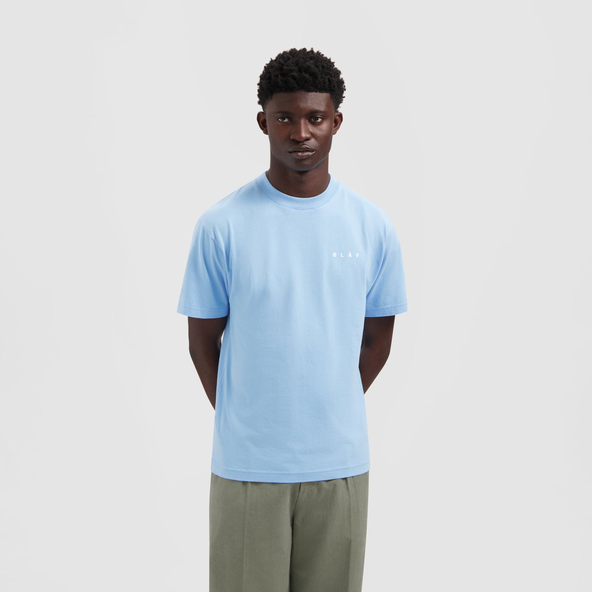 LINED FACE TEE | LITTLE BOY BLUE