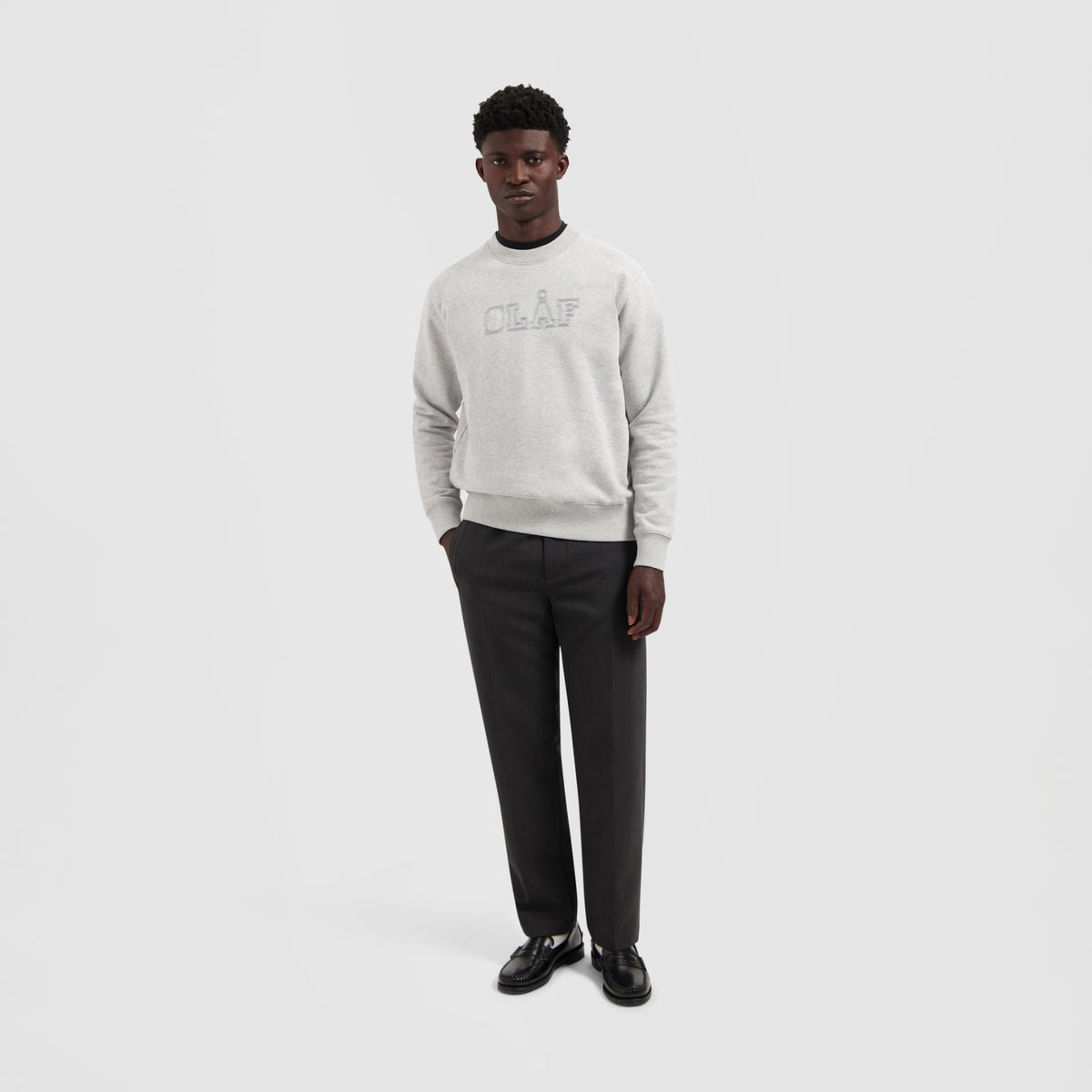 TAILORED SLIM ELASTICATED PANTS | BLACK