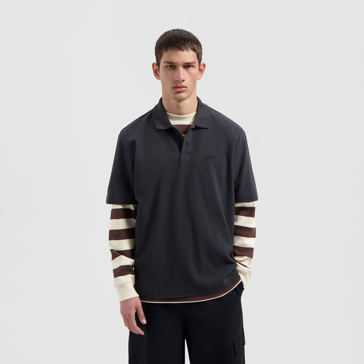 SIGNATURE POLO | CHARCOAL