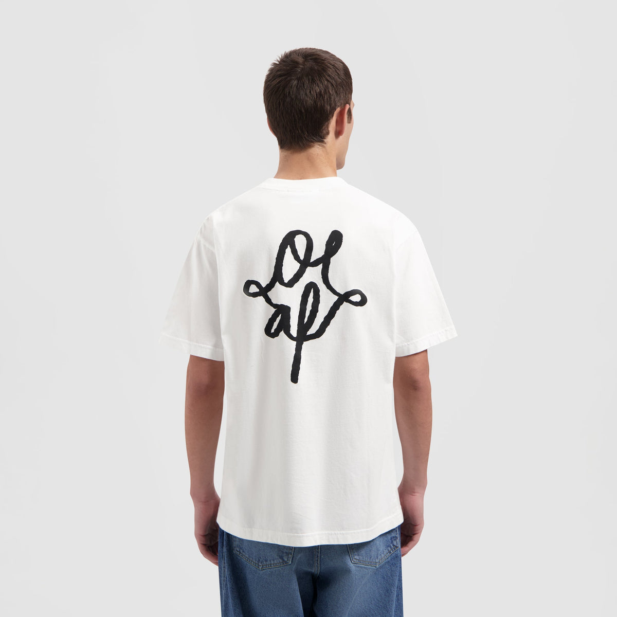 MONOGRAM GRAPHIC TEE | OPTICAL WHITE