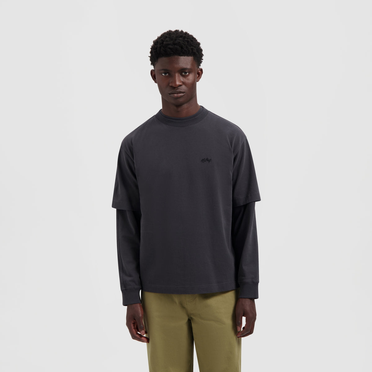 SIGNATURE SS TEE | CHARCOAL