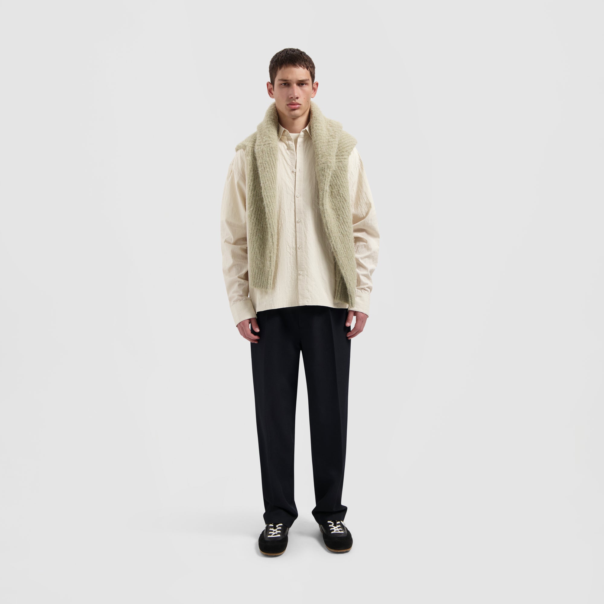 Textured Boxy Shirt