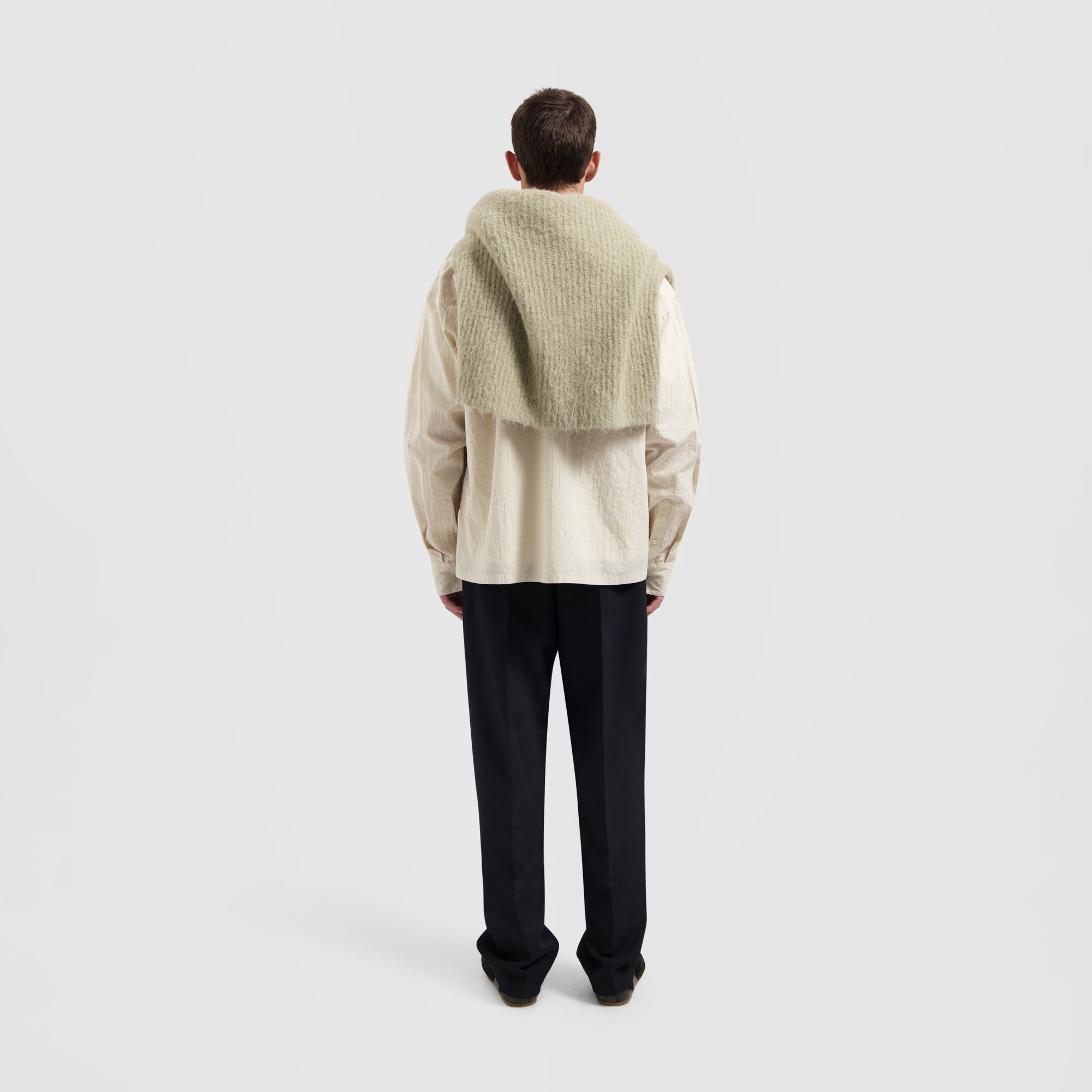Textured Boxy Shirt