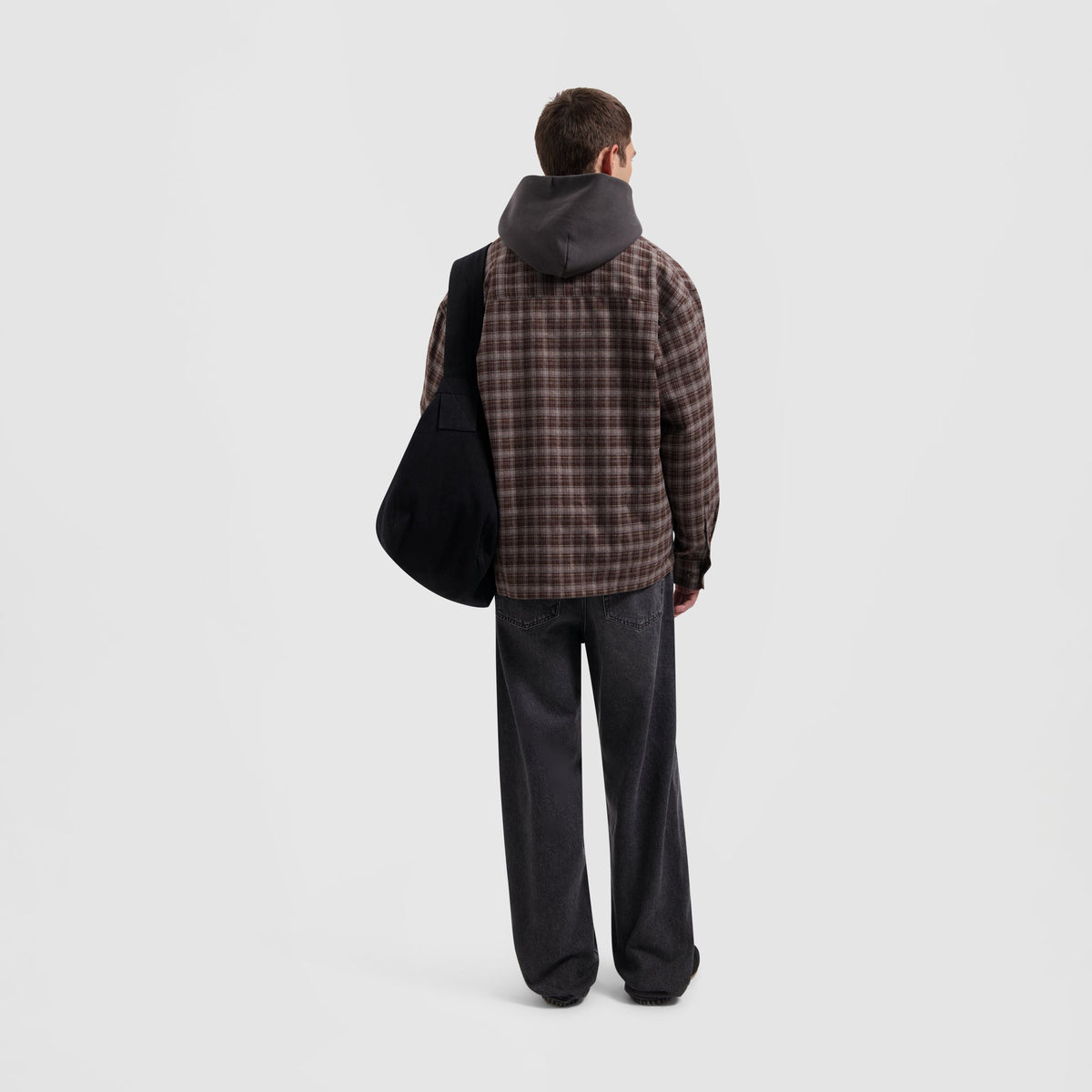 PLAID BOXY SHIRT | HOT FUDGE