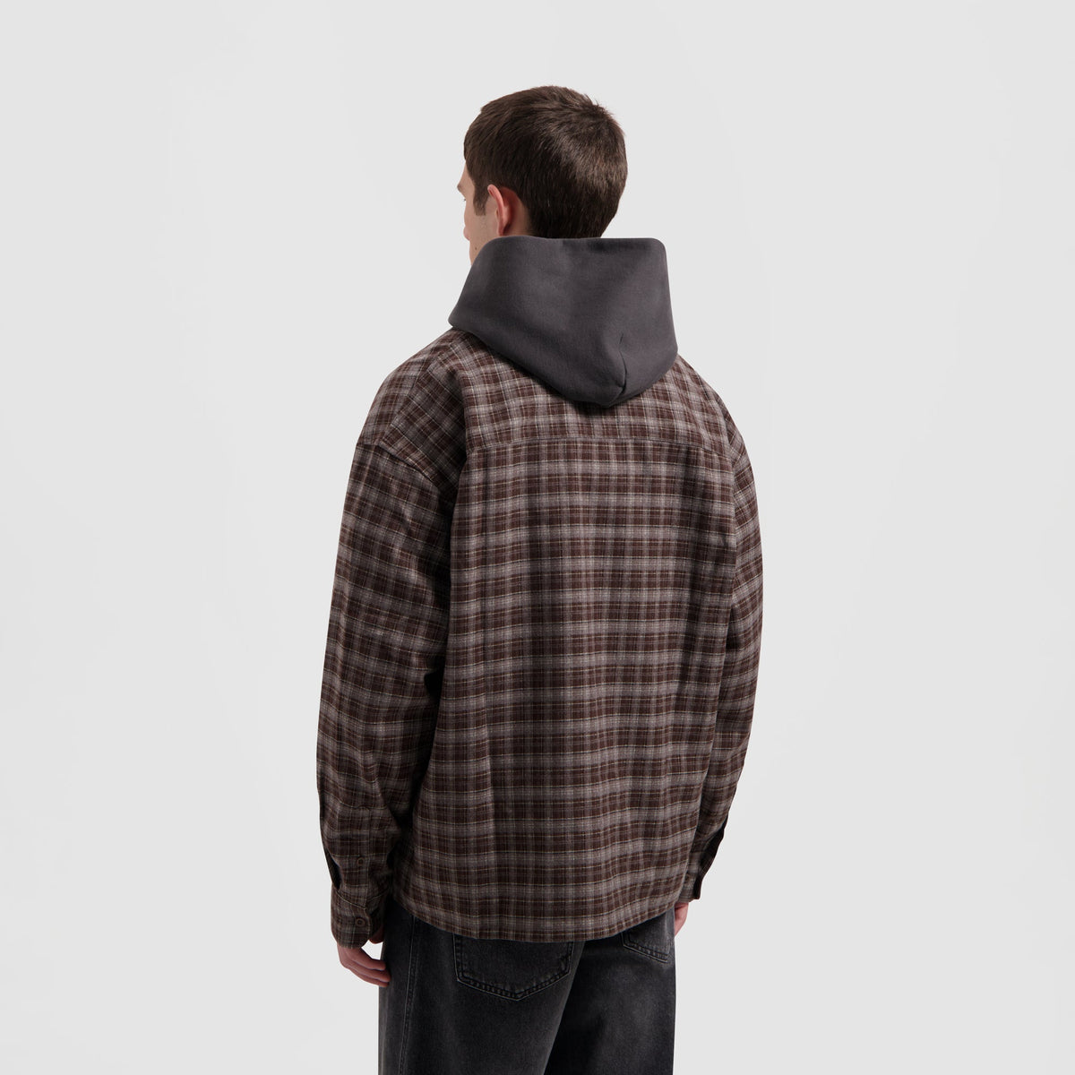 PLAID BOXY SHIRT | HOT FUDGE