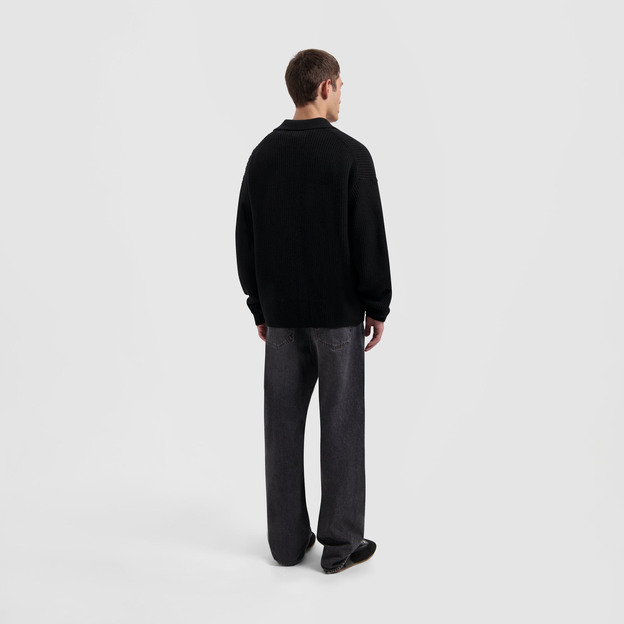 Knitted Zip Cardigan